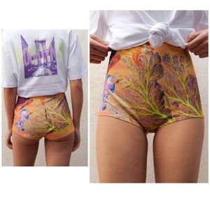 Zara printed shorts, seascape print